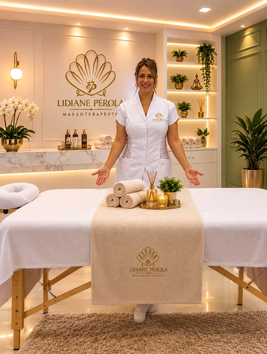 Dra. Lidiane Pérola no espaço de atendimento em Niterói